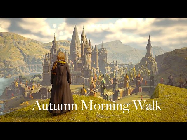 Morning Walk Around Outskirts of Hogwarts | Hogwarts Legacy Tour (ambience)