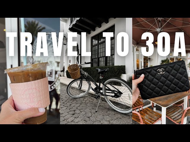 ULTIMATE GUIDE to 30A Rosemary Beach, Alys Beach and Seaside Beach Florida | Travel Vlog