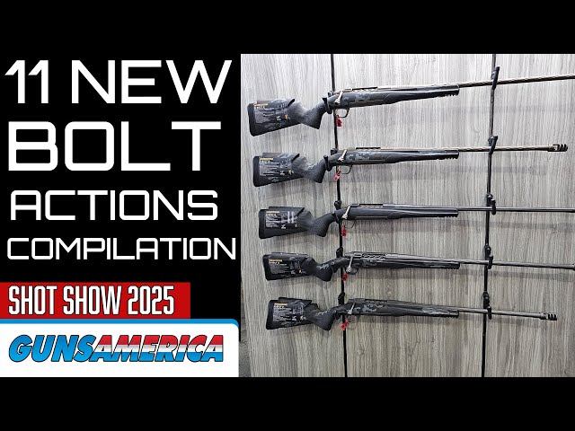 11 NEW Bolt-Action Rifles -- SHOT Show 2025