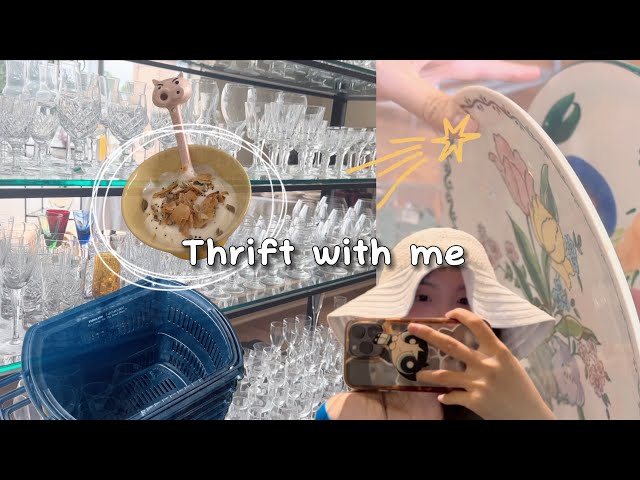 Thrift with me vlog✨ TRY ON HAUL