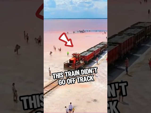 Russian Train Running On Water⁉️🤯