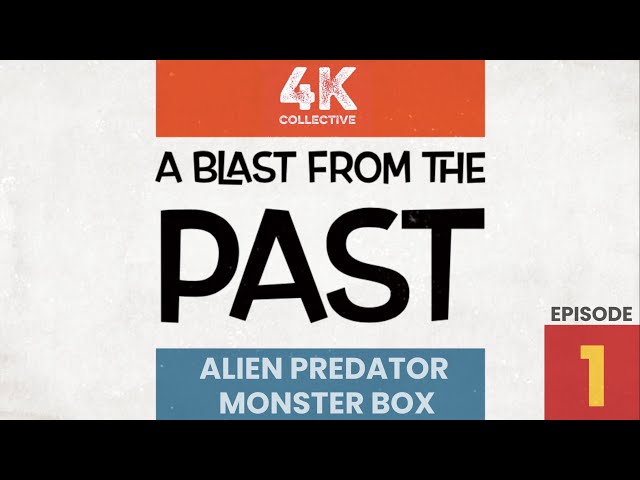 A Blast From The Past Episode 1 - Alien Predator Monster Box Japanese DVD Set