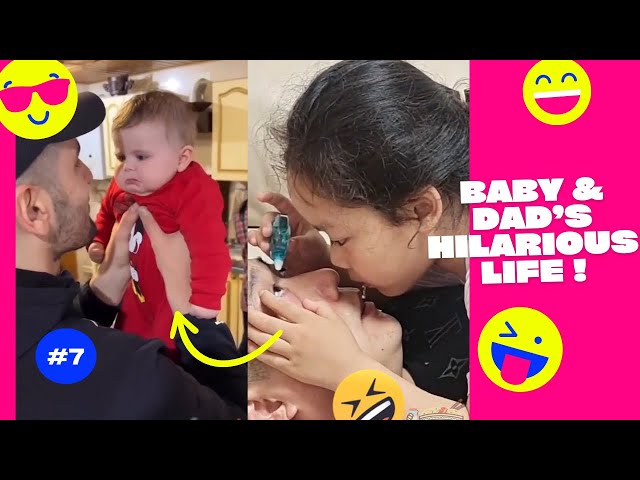 Super Funny & Hilarious Baby And Dad's Life 😂 #7