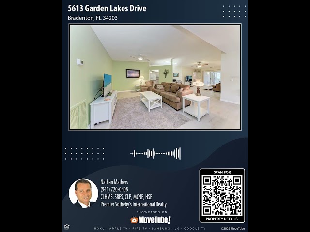 5613 Garden Lakes Drive Bradenton FL 34203 | 2 Bedroom Home For Sale