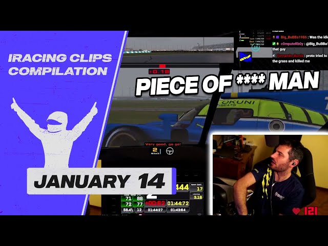 January 14 | iRacing Clips Compilation