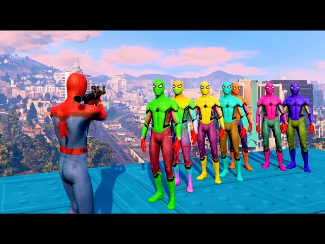 GTA 5 Epic Water Ragdolls Spiderman