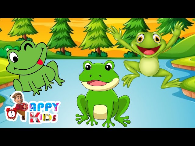 Five Little Frogs Song |Nurseryrhyme & KidsSong