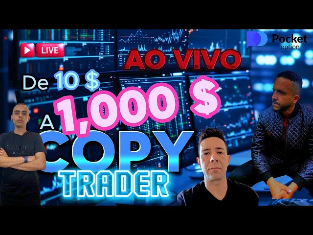 🔥 POCKET OPTION 🔥 L I V E 🔴 OPERANDO AO VIVO ✅ CUSO GRÁTIS🚀