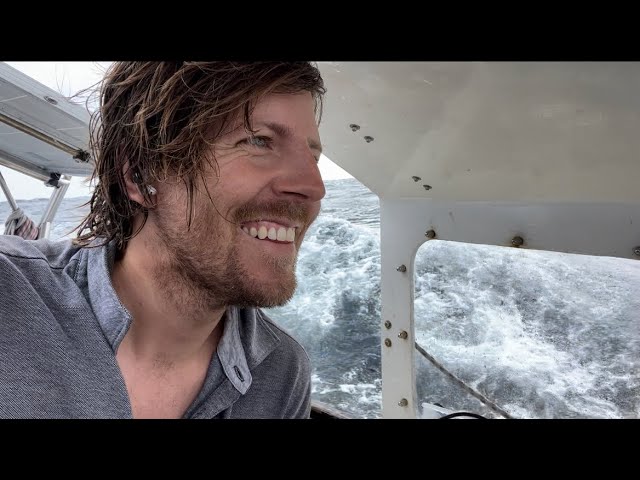 6 days crossing the treacherous bay of Biscay on a small sailboat