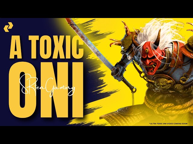 A Little Toxic Oni || Dead By Daylight Funny Killer Video || 4K