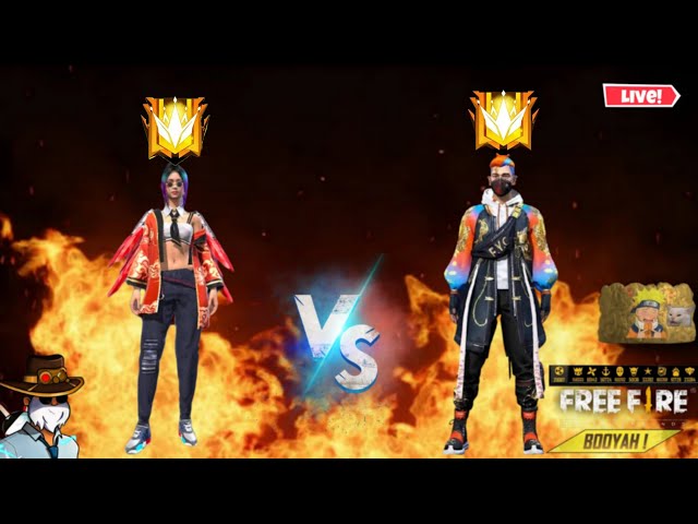 Ajao 1v1 karte hain custom me free fire max live stream 🔥🔥🔥😍