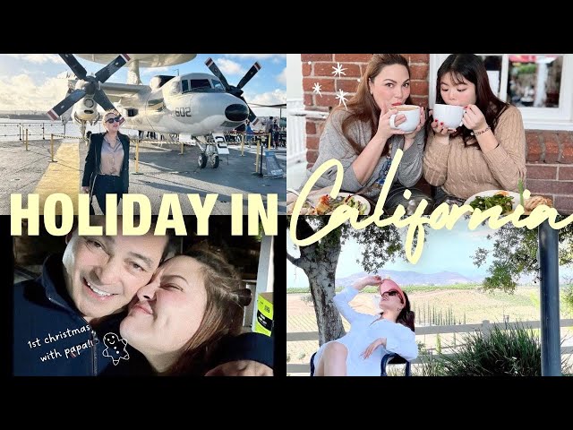 MY HOLIDAY IN CALIFORNIA (my 1st time w/ Papa) @gabbyconcepcionofficial  | KC Concepcion