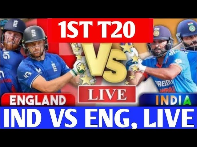 India vs England 1st T20 cricket match live today