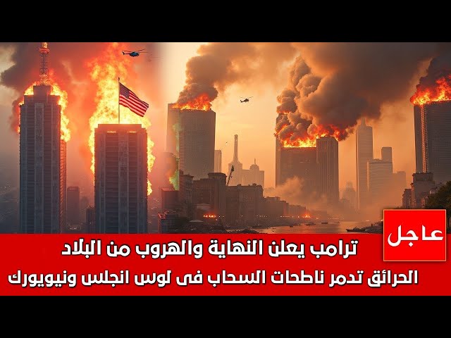 🔴امريكا تحترق الآن🔥اكبر ابراج نيويوك السكنية تتحول جمرة نار وترامب يعلن النهاية