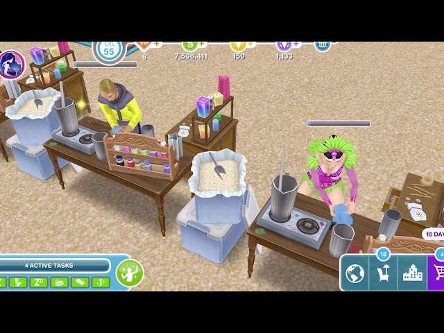 The Sims go Luxury Lifestyle.