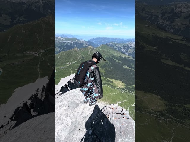 Switzerland Eiger Wingsuit BASE Jump