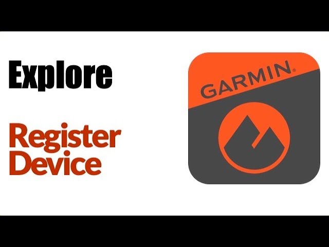 Garmin Explore  - How to Register a GPSMAP 66ST