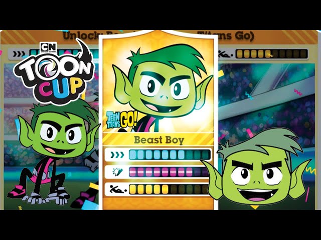 Toon Cup - Football Game - Unlocked Beast Boy from Teeny Titans a former member of the Doom Patrol !