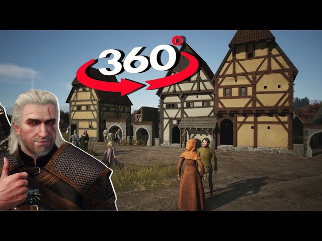 360° ❗️ Geralt from Witcher visits Manor Lords VR