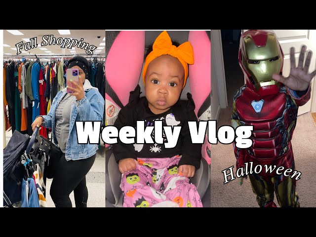 Weekly Vlog!  |fall shopping + Halloween events #weeklyvlog