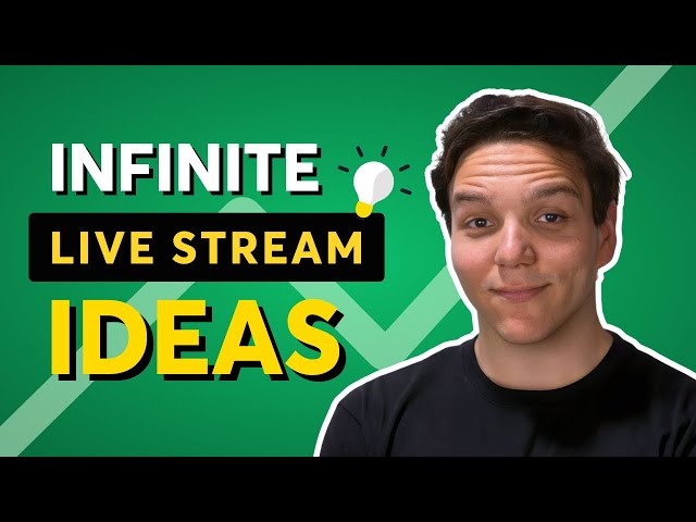 Never Run Out of Live Stream Content Ideas Again