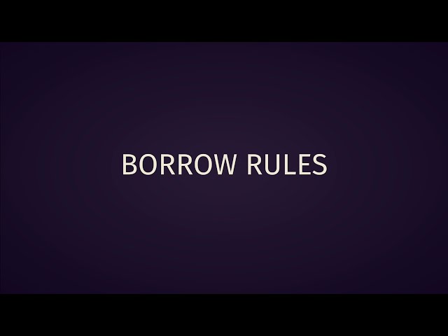 Rust's borrow rules: but why, really?