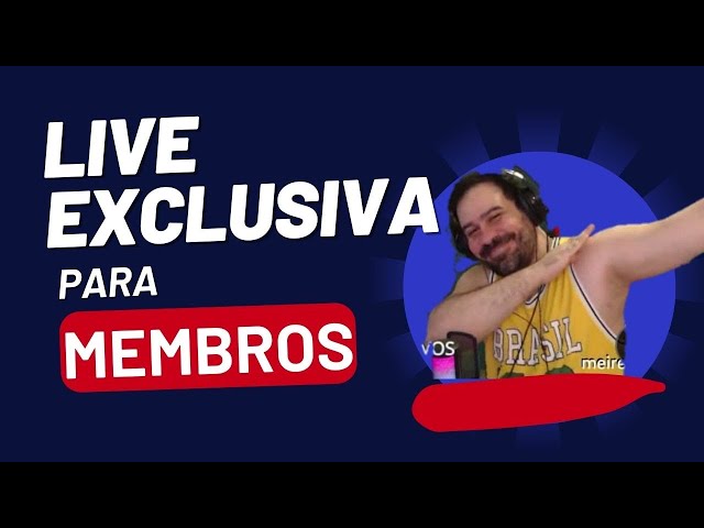 LIVE EXCLUSIVA PRA MEMBROS, jogando games muito promissores