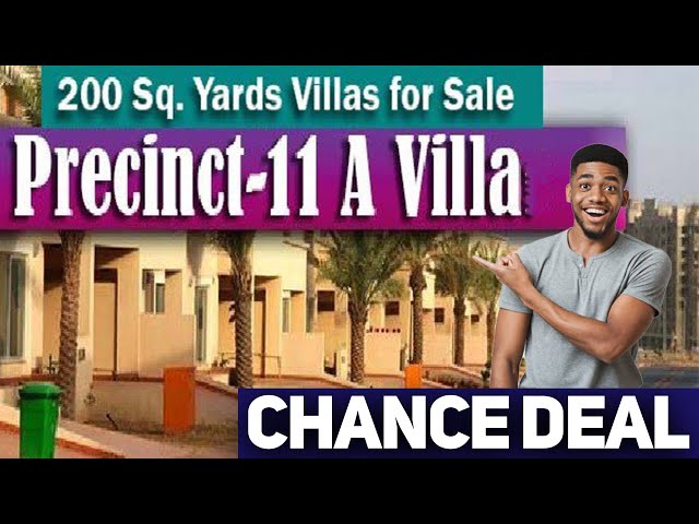 CHANCE DEAL PRECINCT 11A VILLA BAHRIA TOWN KARACHI