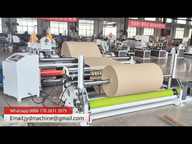 Automatic Kraft Paper Slitting And Rewinding Machine