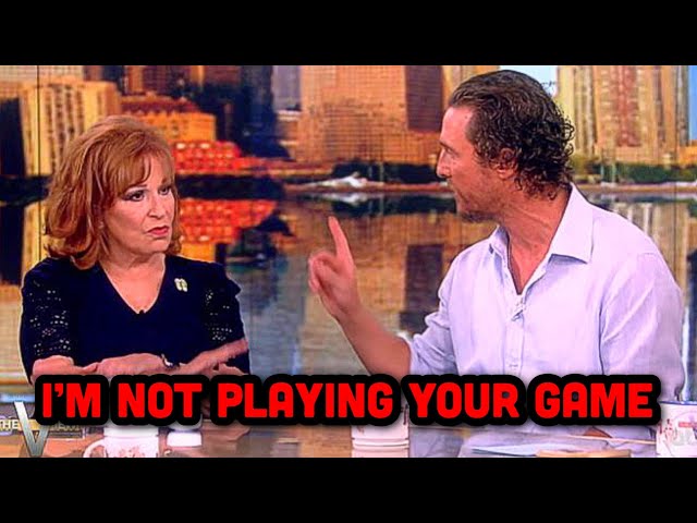 Joy Behar SHUT DOWN By Matthew McConaughey After Asking This ONE Question