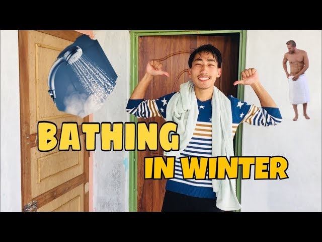 BATHING IN WINTER !!!