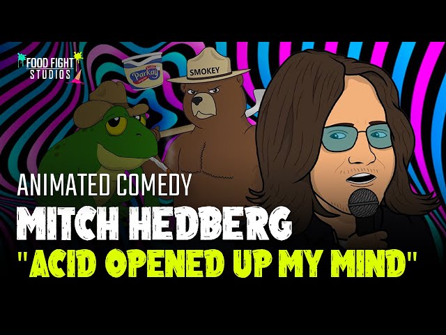 Mitch Hedberg "Acid Opened Up My Mind" #animatedcomedy