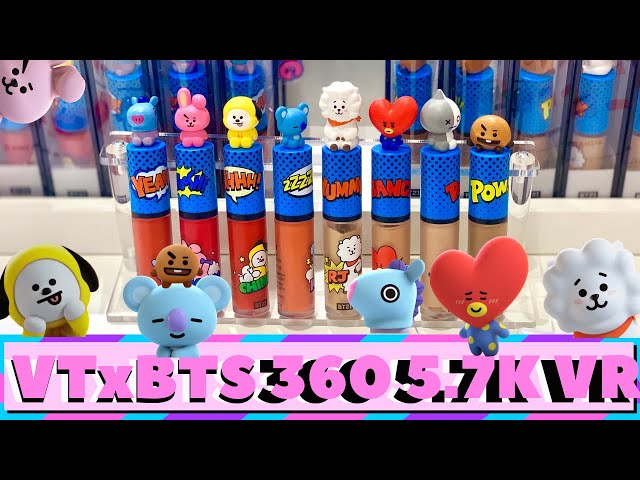 BTS 360 VR tour of VT Cosmetics + Giveaway #giveaway #bts #bt21 #btsbutter