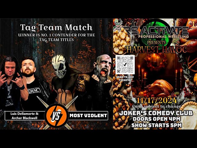 Most Violent vs Dellamorte & Blackwell at Harvest Havoc