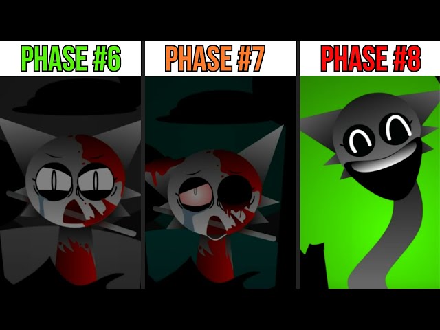 Phase 6 VS Phase 7 VS OLD Phase 8 Definitive Version in Incredibox Sprunki