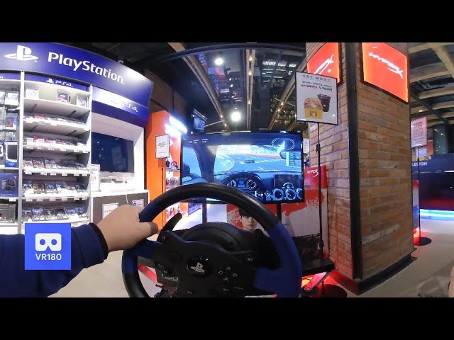 3D 180VR 4K PS4 Thrustmaster T150 Racing Wheel Test Drive Gran Turismo 트러스트마스터 레이싱휠 그란투리스모