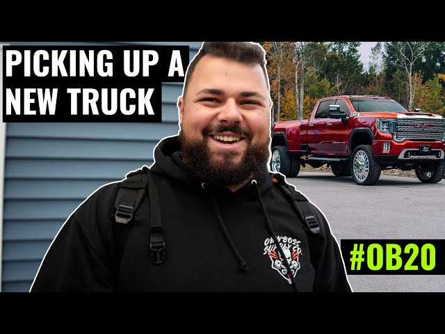 picking up our newest giveaway truck