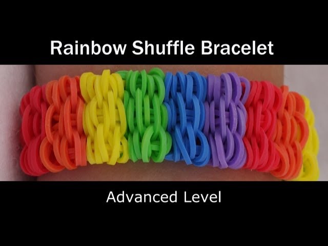 Rainbow Loom® Rainbow Shuffle Bracelet