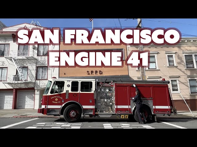 San Francisco Fire Engine 41 Returns to Station