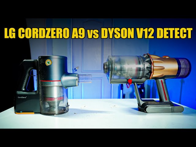 LG CordZero A9 vs. Dyson V12 Detect Detailed Comparison