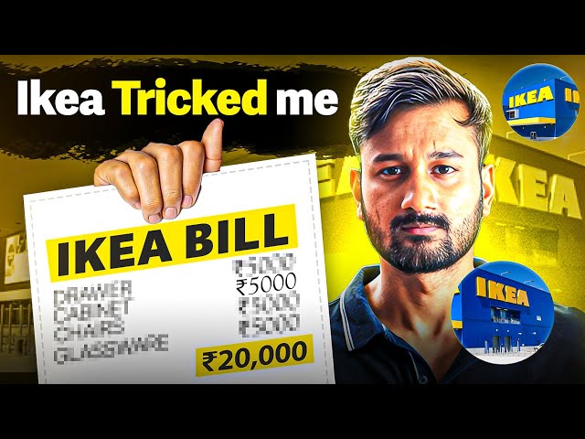 How IKEA Trapped and Forced me to Spend ₹20,000? Ikea Effect is Insane!