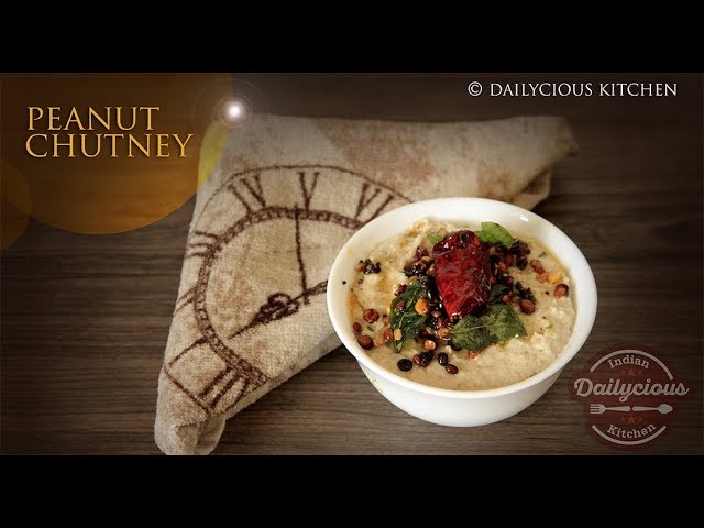 Peanut Chutney Recipe | Easy to prepare & Tasty