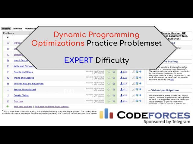 Dynamic Programming Optimizations (Segment Tree, Convex Hull Trick) | Topic Stream 6