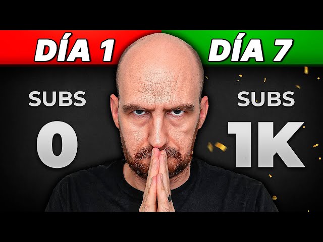 0 ➜ 1,000 Suscriptores en 7 Días con 1 Video: Paso a Paso