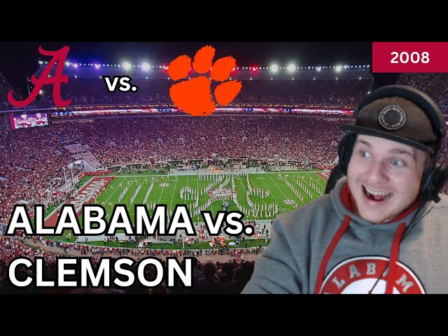 ALABAMA VS. CLEMSON 2008 (REACTION)