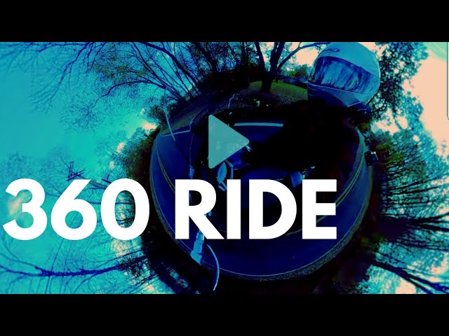 Fall Motorcycle cruise in  New York | 360 4k test  Vlog#302