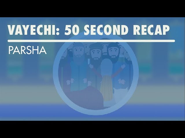 Parshat Vayechi: 50 Second Recap