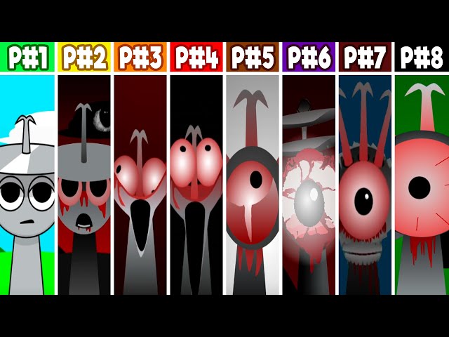 Phase 1 VS Phase 2 VS Phase 3 VS Phase 4 VS Phase 5 VS Phase 6 VS Phase 7 VS Phase 8! Sprunki Mix