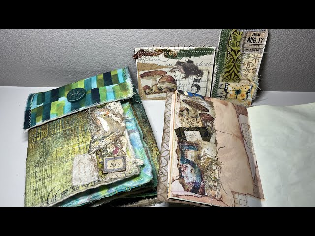 Some Simple Sewing For Junk Journals By Viewer Request