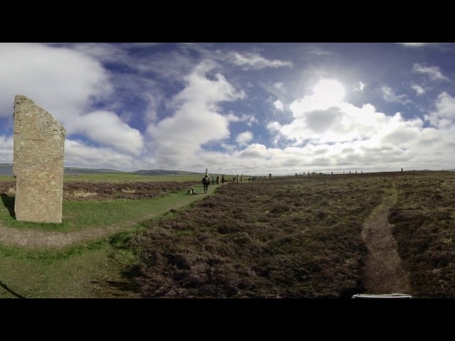 Ring of Brodgar, Orkney - 360 Video [Royalty Free Stock Footage] $350 [4K VR Stereoscopic 3D]